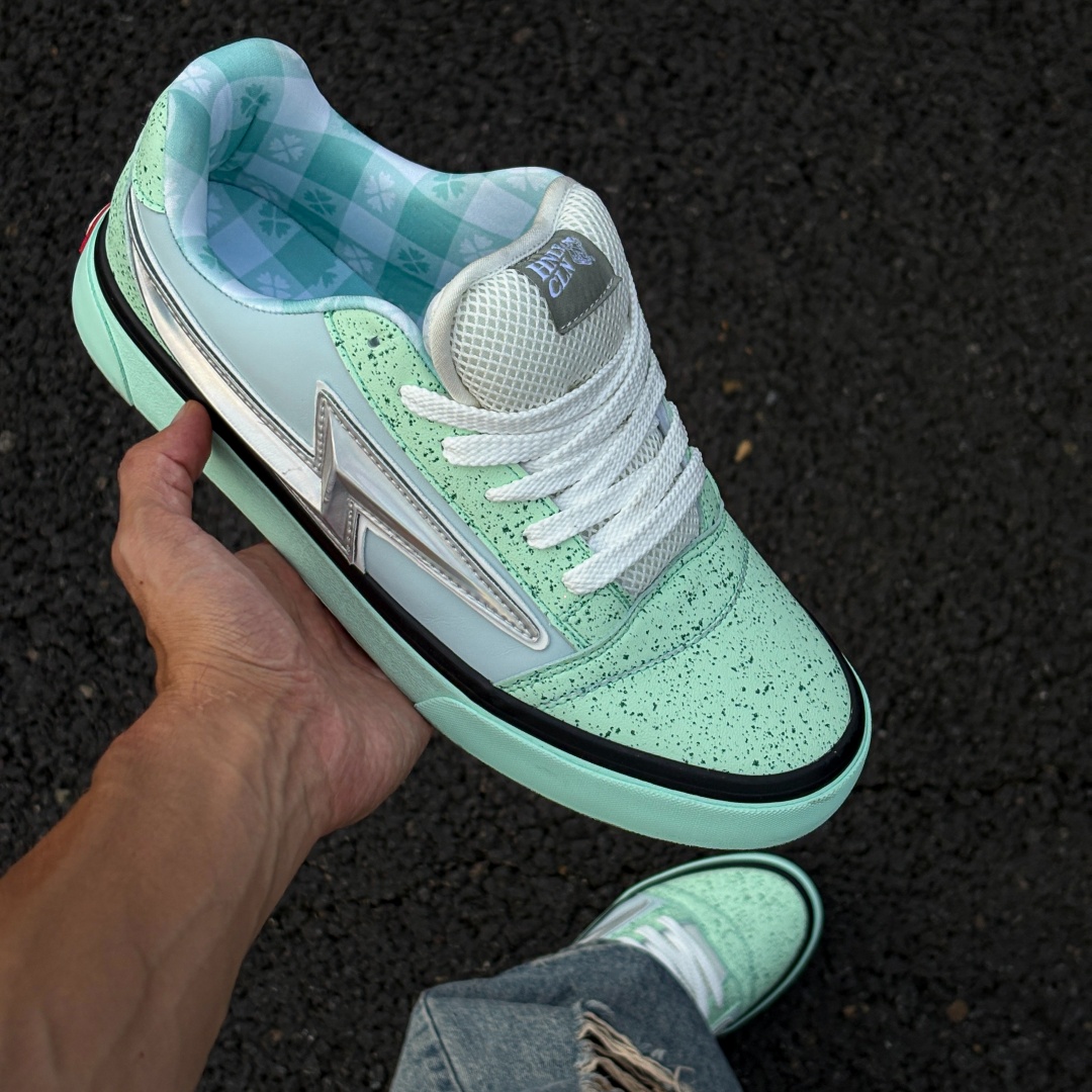 Chaussures Chunky vert menthe  - Vans Shoes Old Skool avis et prix