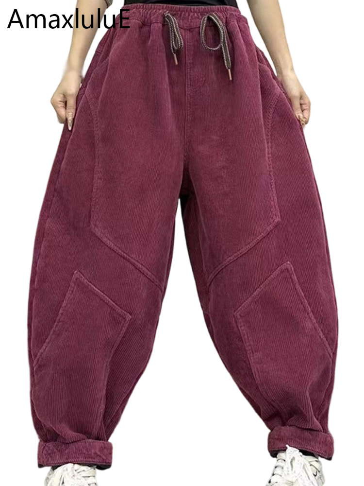 Amax LuluE Design hiver dames  - Corduroy Pant Warm avis et prix