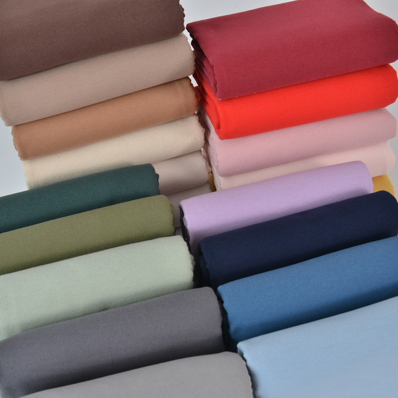 Tissu Glutnel Monochromatique  - Flannel Shirt Lined avis et prix